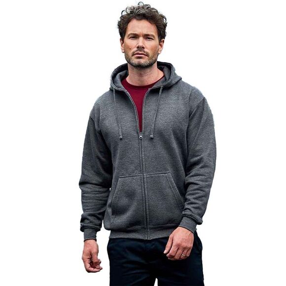 PRO RTX Mens Pro Full Zip Hoodie / Charcoal - Picture 3 of 3